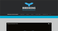 Desktop Screenshot of birdsongentertainment.com